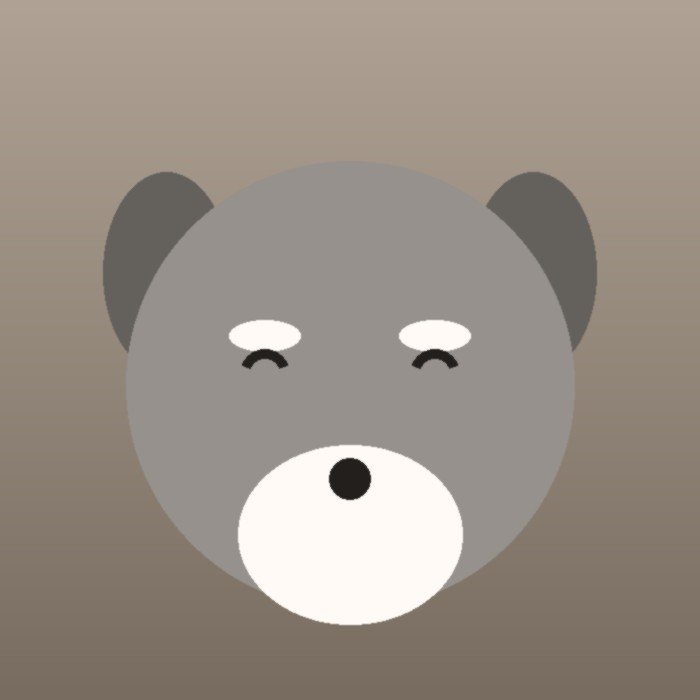 Illustration d'un chien gris au poil dur, type schnauzer