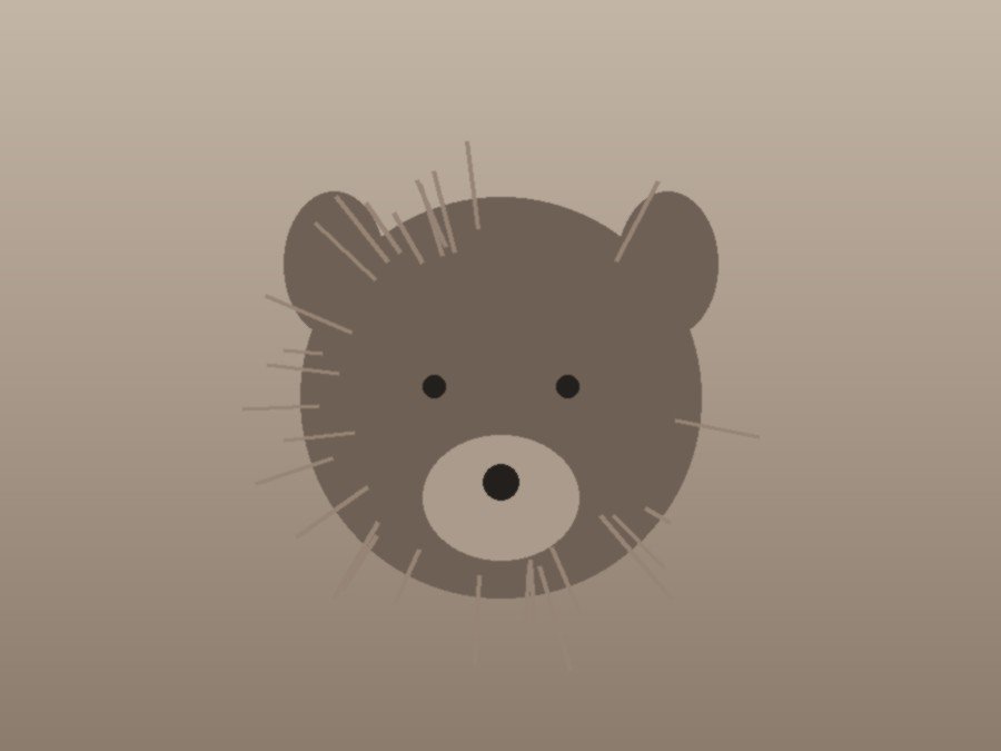 Illustration d'un Yorkshire Terrier avant toilettage, pelage hirsute